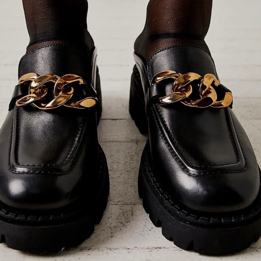 Free People Lyra Link Loafer Mules